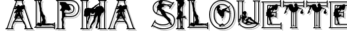 Alpha-Silouettes 2 font